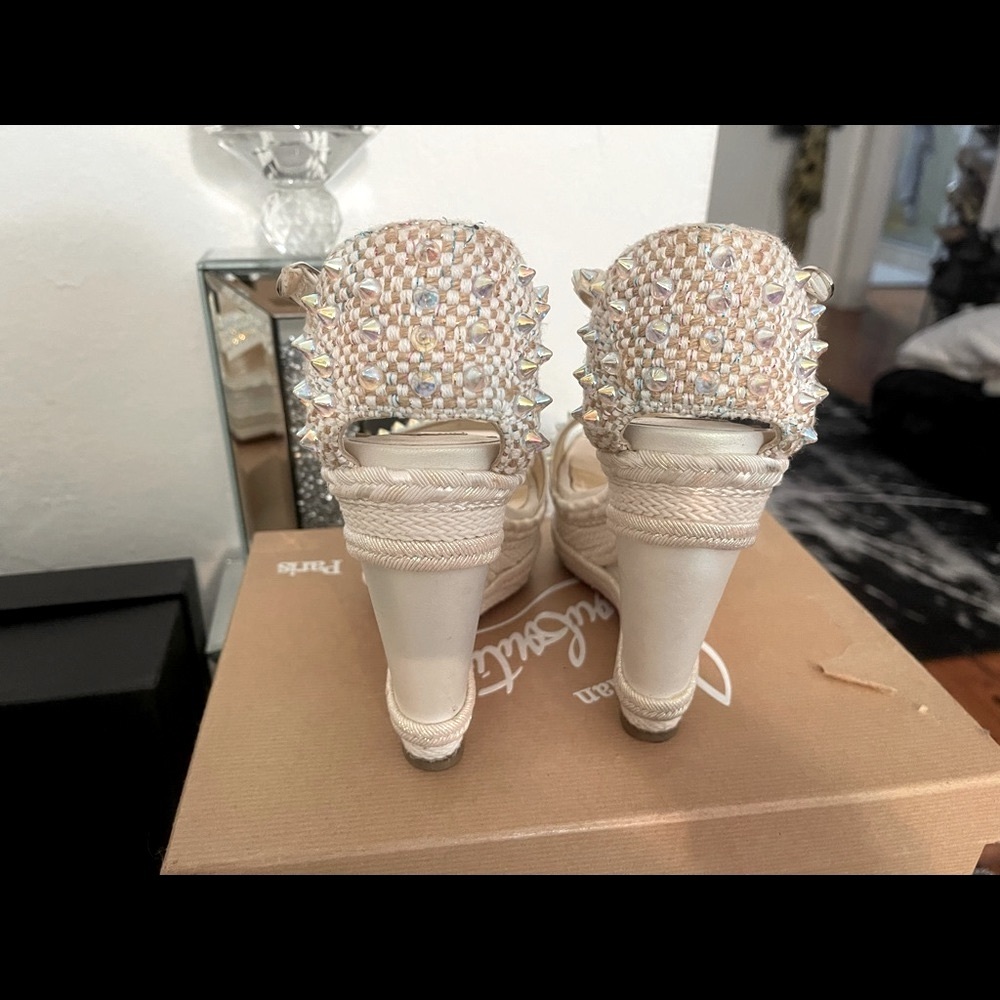 Christian Louboutin iridescent wedges - Picture 3 of 6